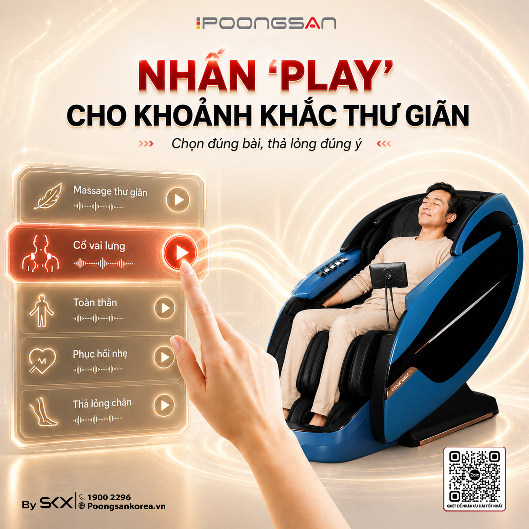 Poongsan MCP-902 dùng cho gia đình nhiều thế hệ