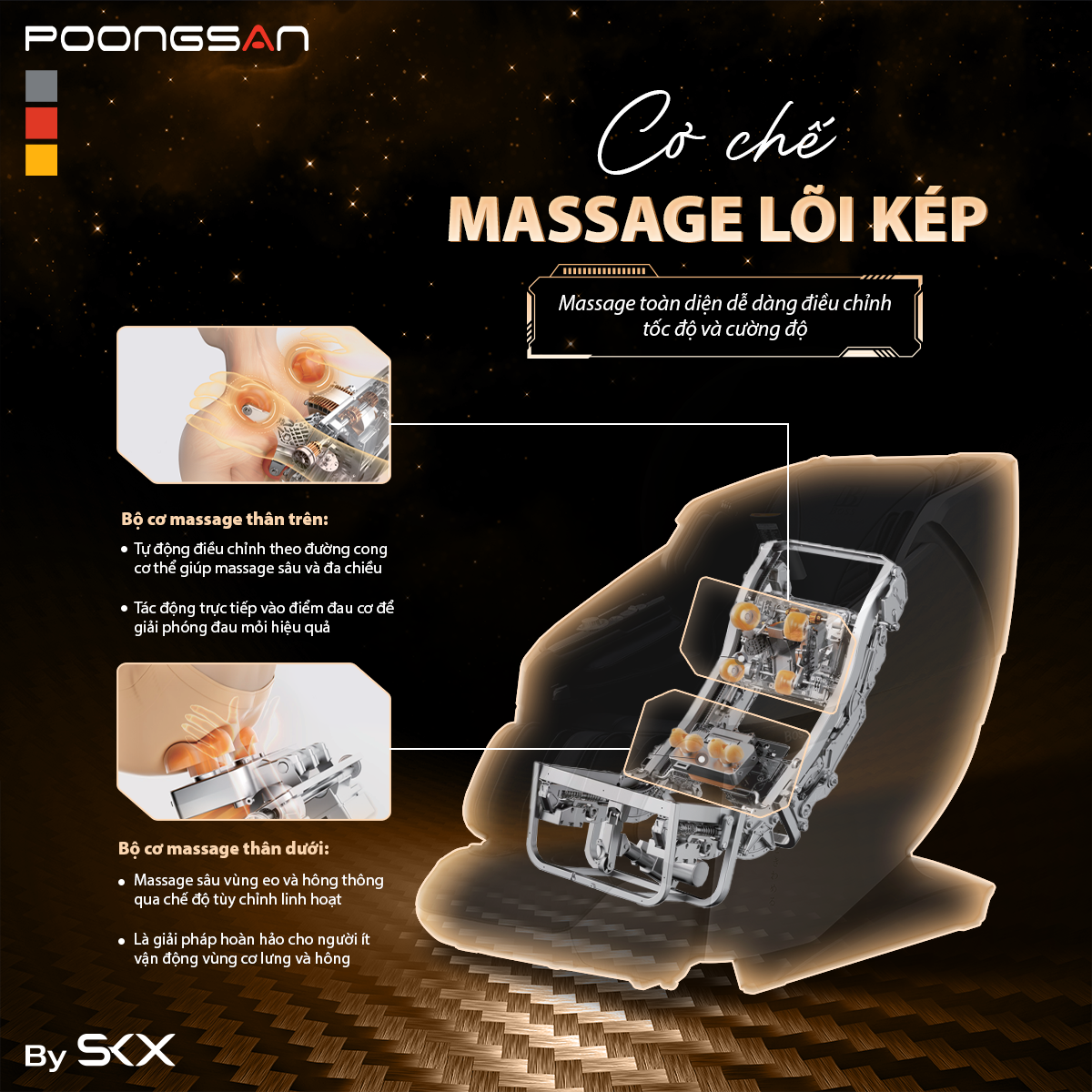 Ghế Massage Boss MCB-909 Cao Cấp - góc nhìn 2