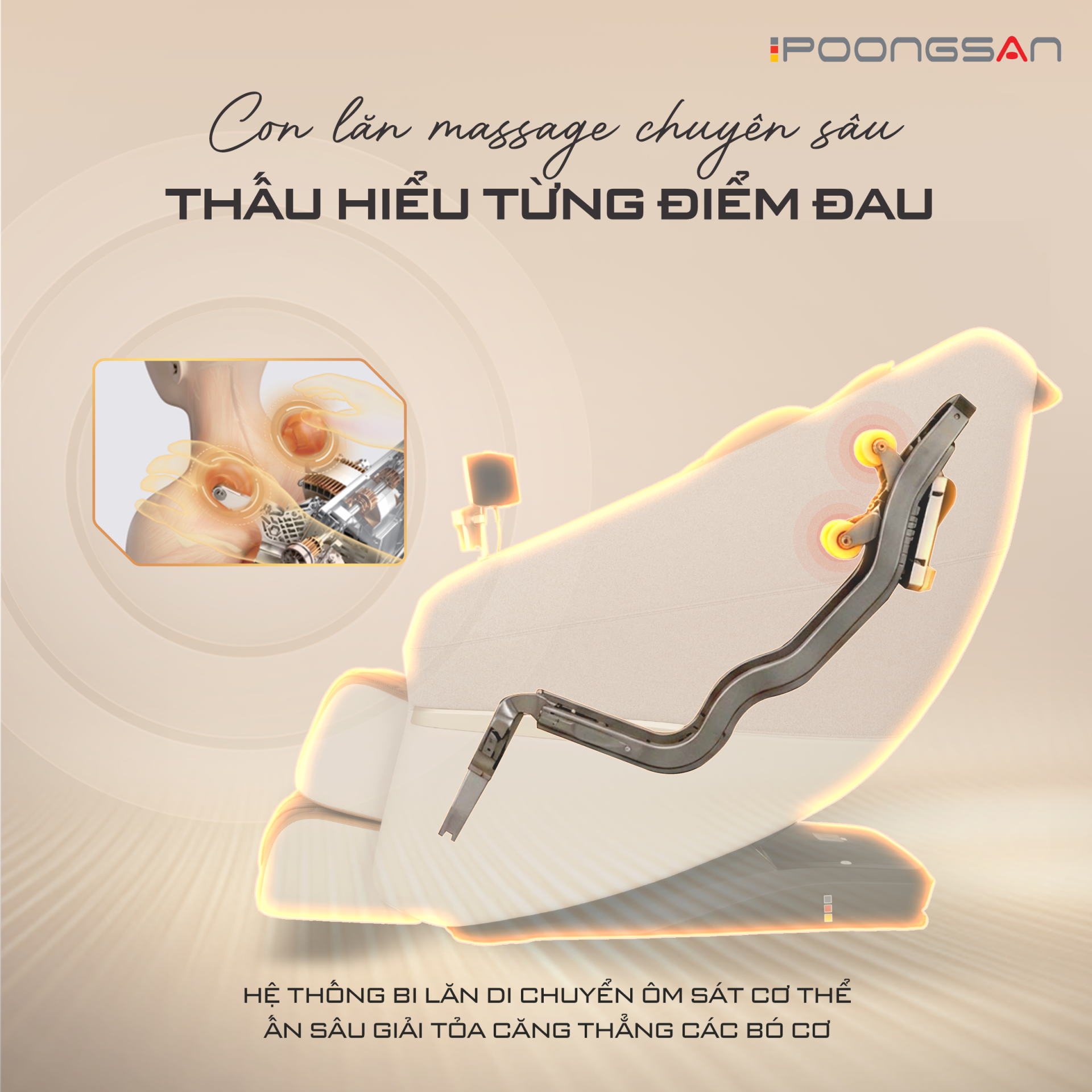 Hệ thống con lăn massage chuyên sâu - MCP-279
