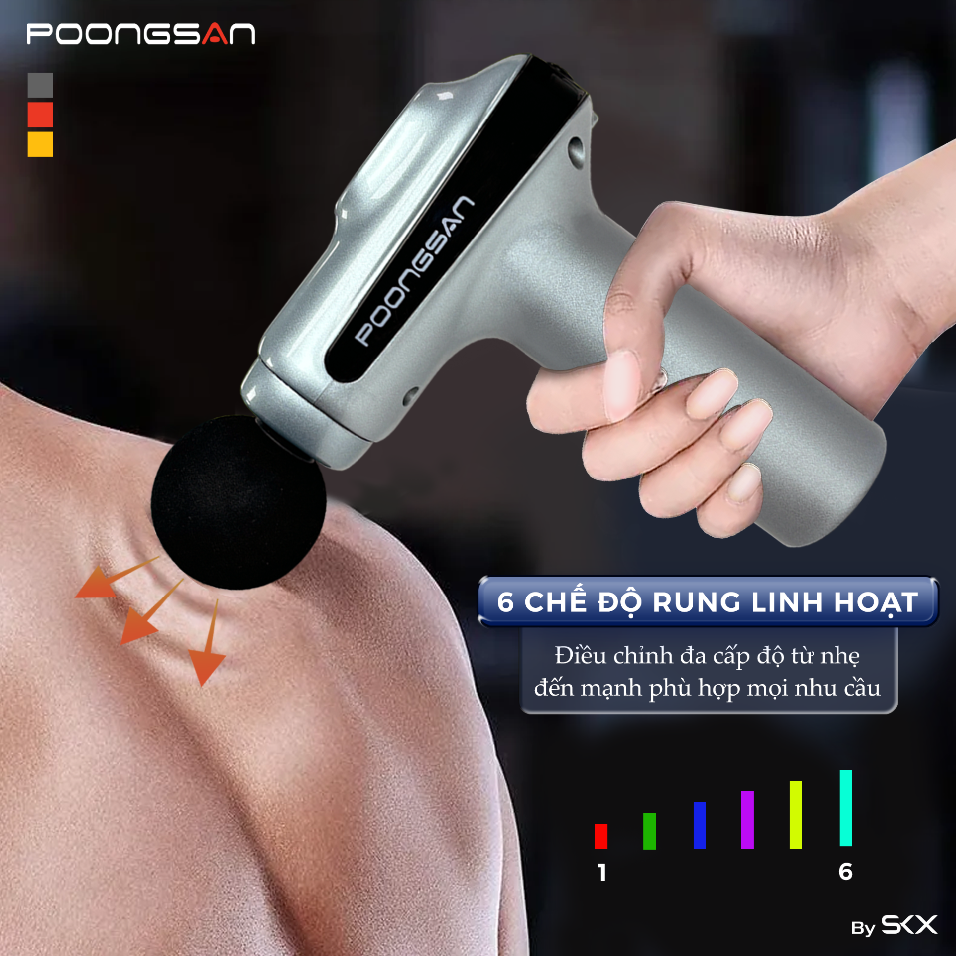 Máy massage cầm tay Poongsan G10