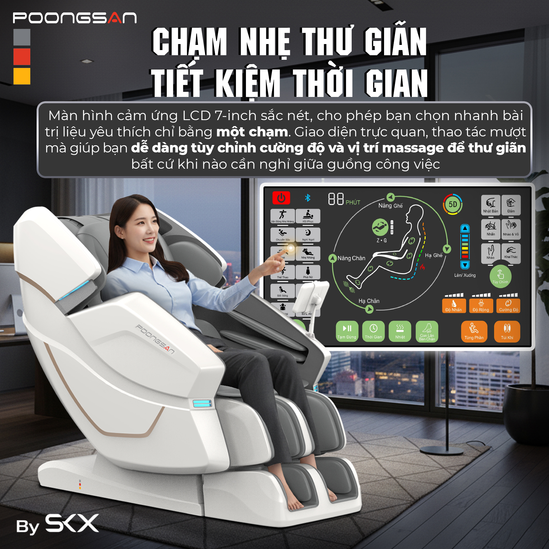 Màn hình cảm ứng, trực quan, thân thiện, dễ sử dụng - MCP-426