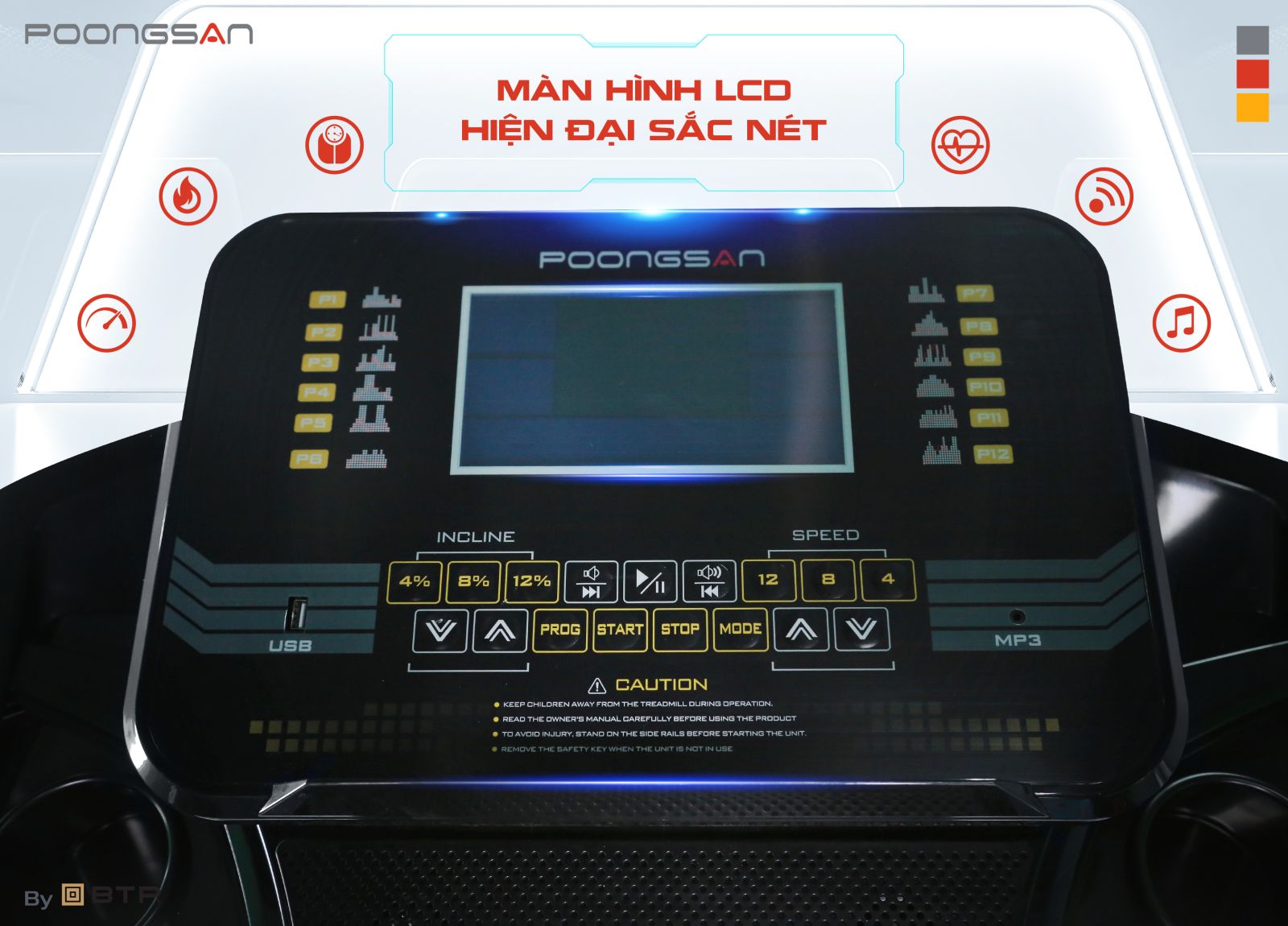 Máy chạy bộ Poongsan TMP-850