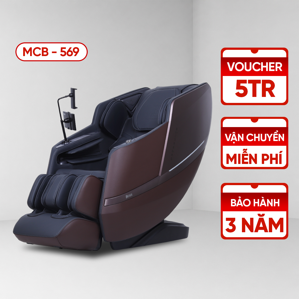 Ghế Massage Boss MCB-569 Cao Cấp