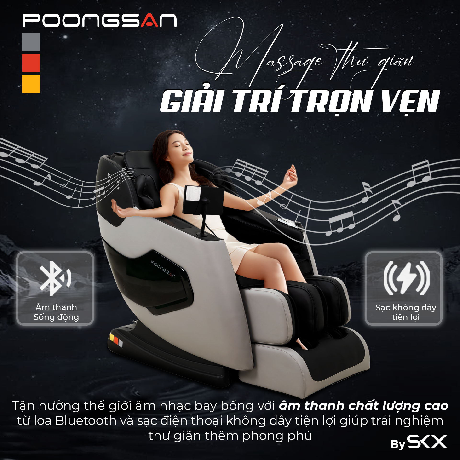 Kết nối bluetooth, không gian âm nhạc riêng - MCP-136
