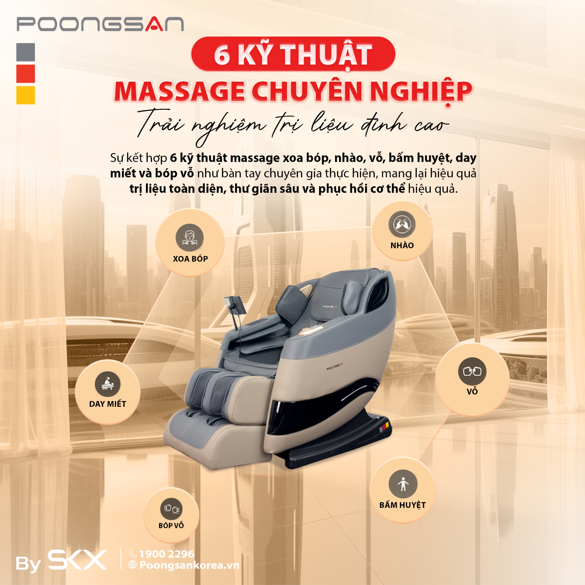 6 Kỹ thuật massage chuyên nghiệp trải nghiệm thư giãn đẳng cấp - MCP-138
