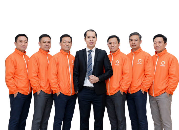 Đội ngũ kỹ thuật Trung Kiên Service