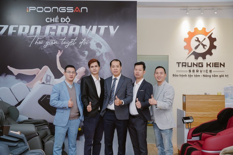 Trung Kiên Service phối hợp cùng đối tác hậu mãi