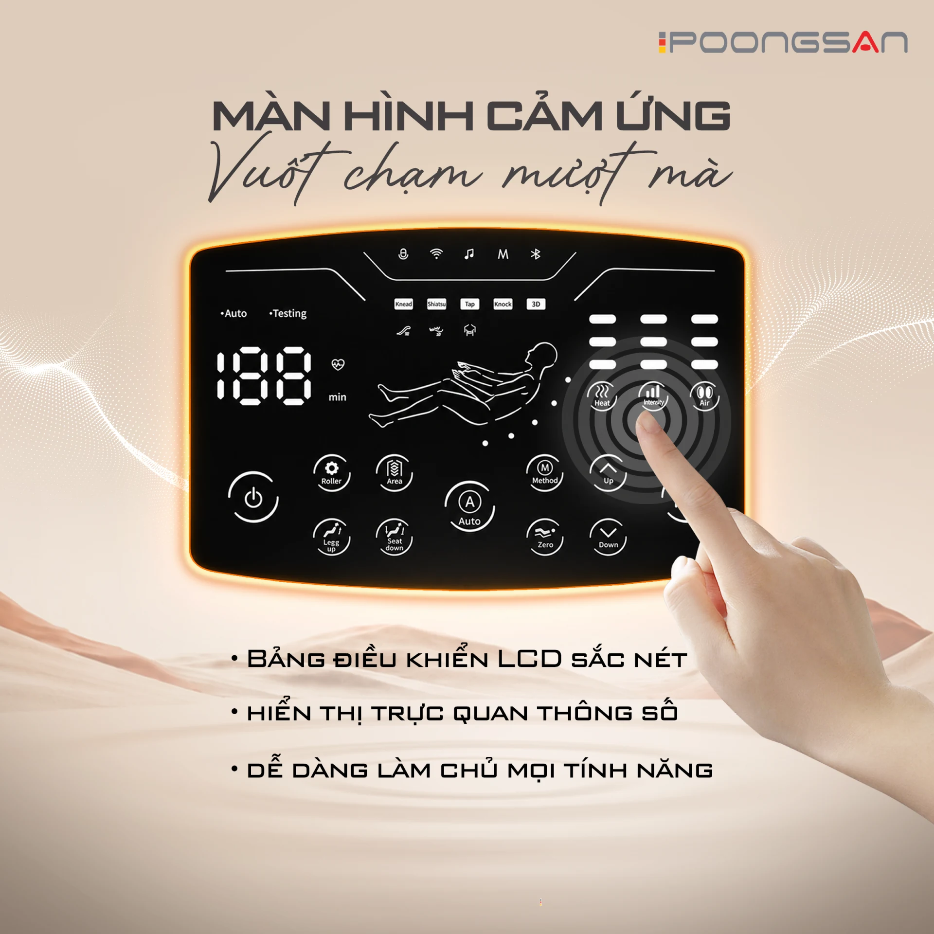 Màn hình cảm ứng và phím điều khiển nhanh - MCP-279